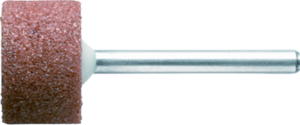 Schleifstein, 2-teilig, Ø 15.9 mm, Schaft-Ø 3.2 mm, Zylinder, Aluminiumoxid, 26158193JA