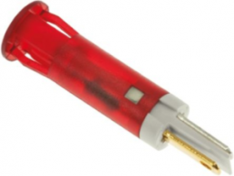LED-Signalleuchte, 24 V (DC), rot, 0.1 cd, Einbau-Ø 8 mm, LED Anzahl: 1