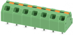 Leiterplattenklemme, 7-polig, RM 5 mm, 0,2-1,5 mm², 16 A, Federklemmanschluss, grün, 1862327