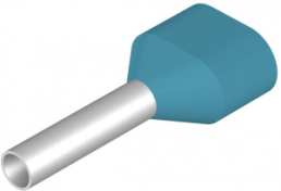 Isolierte Aderendhülse, 0,75 mm², 14 mm/8 mm lang, hellblau, 9037610000