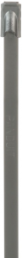 Kabelbinder, Edelstahl, (L x B) 127 x 4.6 mm, Bündel-Ø 12.7 bis 25.4 mm, natur, UV-beständig, -60 bis 538 °C