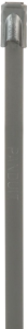 Kabelbinder, Edelstahl, (L x B) 521 x 4.6 mm, Bündel-Ø 12.7 bis 152 mm, natur, UV-beständig, -60 bis 538 °C