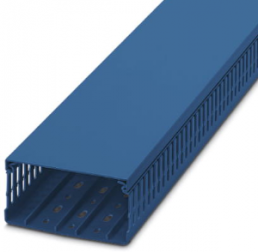 Verdrahtungskanal, (L x B x H) 2000 x 120 x 60 mm, PVC, blau, 3240326