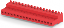 Buchsenleiste, 17-polig, RM 2.54 mm, gerade, rot, 4-640620-7