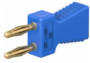 2 mm-Verbindungsstecker, blau, KS2-6L/A BLAU