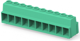 Leiterplattenklemme, 10-polig, RM 15 mm, 0,5-41 mm², 130 A, Schraubanschluss, grün, 1-1986714-0