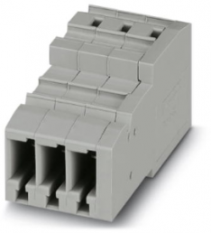 COMBI-Kupplung, Federzuganschluss, 0,08-6,0 mm², 3-polig, 32 A, 8 kV, grau, 3042463