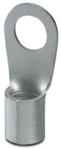 Unisolierter Ringkabelschuh, 50 mm², AWG 1, 13 mm, M12, metall