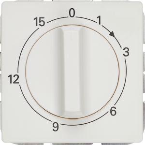 DELTA style Zeitschaltuhr mit 15min Laufzeit, platinmetallic, 5TC89321