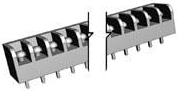 Leiterplattenklemme, 16-polig, 0,05-1,3 mm², 10 A, Schraubanschluss, schwarz, 7-1437646-8