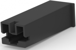 Isoliergehäuse für 6,35 mm, 1-polig, Nylon, UL 94V-0, schwarz, 2-172076-2