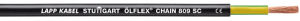 PVC Steuerleitung ÖLFLEX CHAIN 809 SC 1 G 10 mm², AWG 8, schwarz