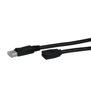DisplayPort 1.4 Verlängerungskabel, DP Stecker -,DP Buchse, 8K@60Hz, schwarz, 2