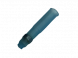Stoßverbinder mit Wärmeschrumpfisolierung, transparent blau, 8.38 mm