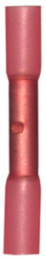 Stoßverbinder mit Wärmeschrumpfisolierung, 0,75-1,0 mm², AWG 20 bis 18, rot, 36 mm