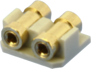 LED-Steckverbinder, 2-polig, 2,54 mm, gerade