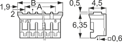 PHR-2 JST Steckverbindersysteme Bild 2