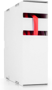Wärmeschrumpfschlauch, 3:1, (12/4 mm), Polyolefin, vernetzt, rot
