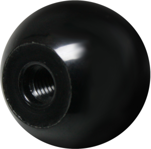 Kugelknopf, 8 mm, Kunststoff, schwarz, Ø 18 mm, H 29 mm, 107 0832 699 15