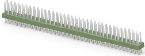 Stiftleiste, 72-polig, RM 2.54 mm, gerade, grün, 3-826925-6