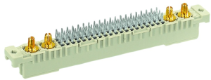 Federleiste, Typ M, 60-polig, a-b-c, RM 2.54 mm, Einpressanschluss, gerade, 09032606830