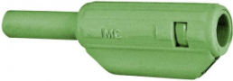 2 mm Stecker, Lötanschluss, 0,5 mm², CAT II, grün, 65.9182-25
