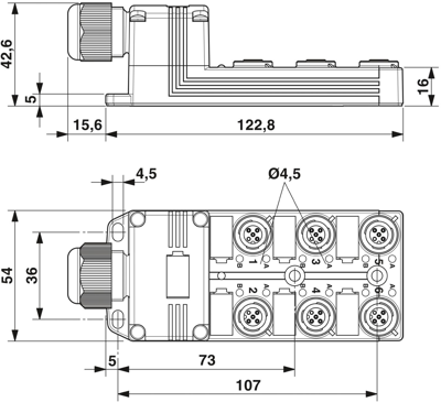 1452958 Phoenix Contact Sensor-Aktor Verteilerboxen Bild 2