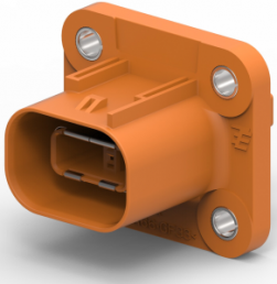 Steckverbinder, 4-polig, RM 10.4 mm, gerade, orange, 2103124-7