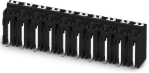 Leiterplattenklemme, 5-polig, RM 5 mm, 0,2-1,5 mm², 13.5 A, Federklemmanschluss, schwarz, 1824336
