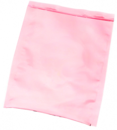 ESD-Protect Verpackungsbeutel Pink Polybag 150 mm x 255 mm, ableitfähig, Zip-Verschluss