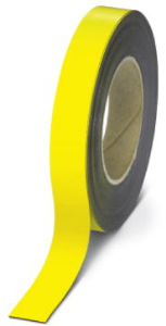 Magnetschild, 25 mm, Band gelb, 15 m, 1014308