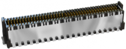 Stiftleiste, 80-polig, RM 0.8 mm, gerade, schwarz, 405-53180-51