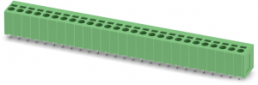 Leiterplattenklemme, 27-polig, RM 5 mm, 0,2-4,0 mm², 24 A, Federklemmanschluss, grün, 1703528
