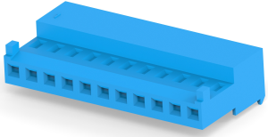 Buchsenleiste, 11-polig, RM 2.54 mm, gerade, blau, 4-644040-1