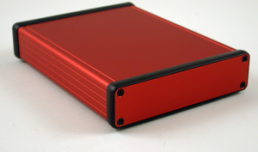 Aluminium Gehäuse, (L x B x H) 160 x 125 x 31 mm, rot, IP54, 1455P1601RD