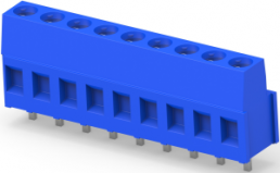 Leiterplattenklemme, 9-polig, RM 5 mm, 0,05-3 mm², 17.5 A, Käfigklemme, blau, 796681-9