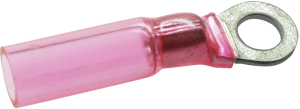 Isolierter Ringkabelschuh, 0,5-1,5 mm², AWG 22 bis 18, 4.3 mm, M5, rot