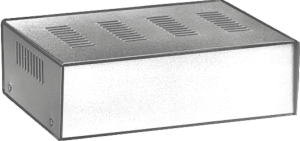 Stahl Gehäuse, (L x B x H) 342 x 106 x 257 mm, lichtgrau (RAL 7035), 2475-3410-25-07