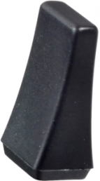 Hebelgriff, (L) 12.4 mm, schwarz, für Kippschalter, U242N
