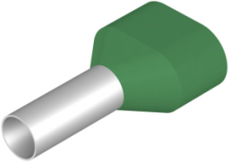 Isolierte Aderendhülse, 6,0 mm², 23 mm/12 mm lang, grün, 9037690000