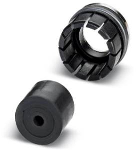Kabelklemmkorb, Klemmbereich 2 bis 10.5 mm, IP65, schwarz, 1604561