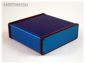 Aluminium Gehäuse, (L x B x H) 160 x 165 x 52 mm, blau, IP54, 1455T1601BU