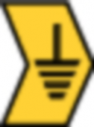 PVC Kabelmarkierer, Aufdruck "Symbol: Erde", (L x B) 3.5 x 3.3 mm, max. Bündel-Ø 3 mm, gelb, 515-01734