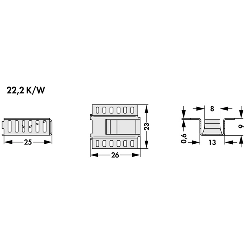 FK 266 MI 220 O Fischer Elektronik Kühlkörper Bild 2