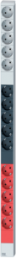 Steckdosenleiste vertikal 15 x Schutzkontakt,3-phasig, Stecker CEE 16