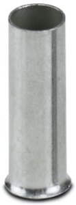 Unisolierte Aderendhülse, 6,0 mm², 12 mm lang, DIN 46228/1, silber, 3200328