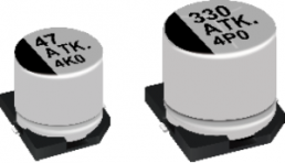 Elektrolytkondensator, 220 µF, 16 V (DC), ±20 %, SMD, Ø 8 mm