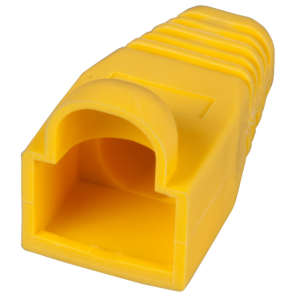 Knickschutztülle, Kabel-Ø 6,6 mm, mit Rasthebelschutz, Kunststoff, gelb