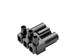 Stecker, 3-polig, Kabelmontage, Schraubanschluss, 2,5 mm², schwarz, AC 166 GST/3 SCHWARZ