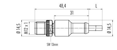 79 3439 32 05 binder Sensor-Aktor Kabel Bild 2